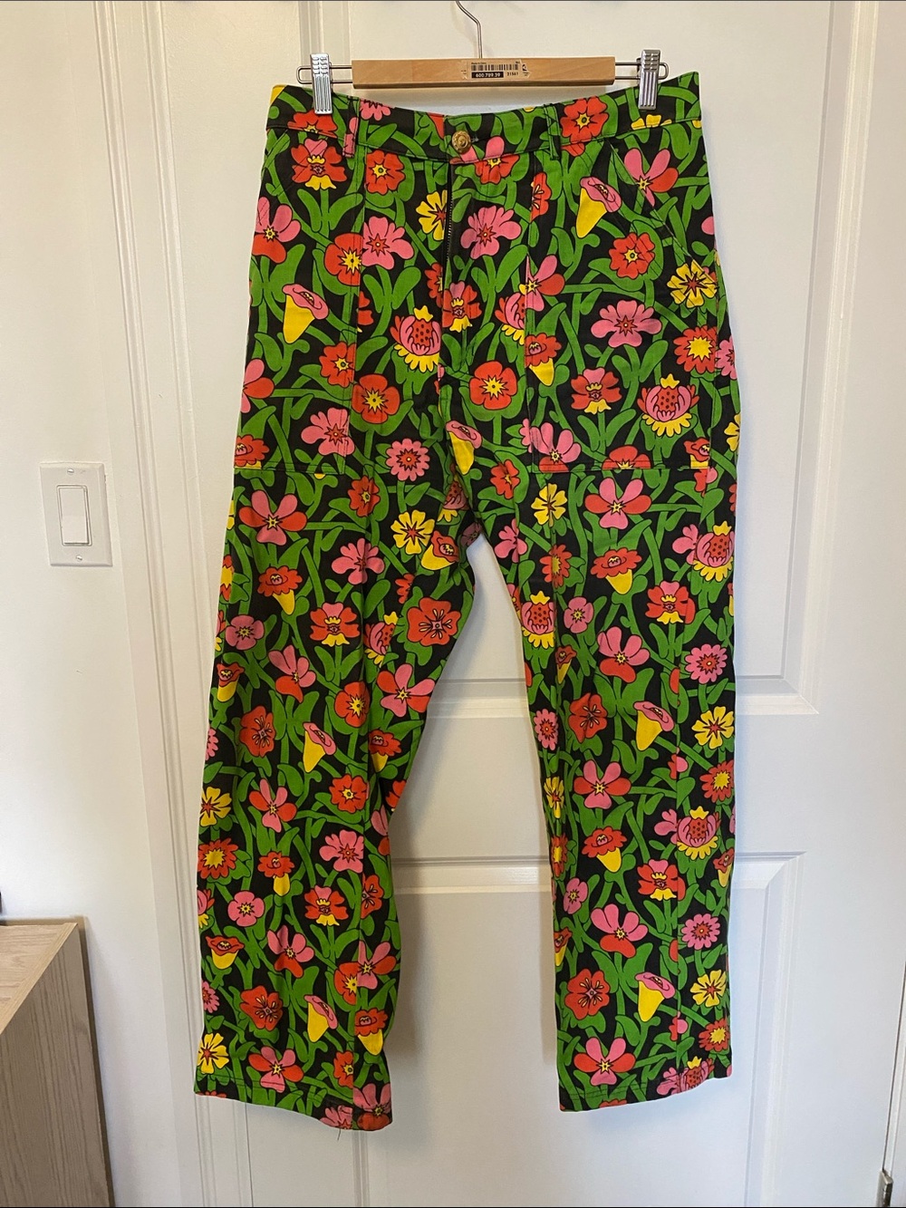 Big Bud Press Floral Print Work Pants